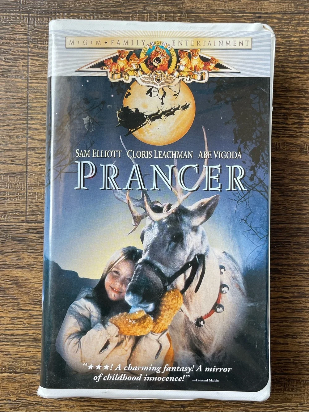 Prancer VHS 1989 MGM Family Entertainment Sam Elliott Case M506665